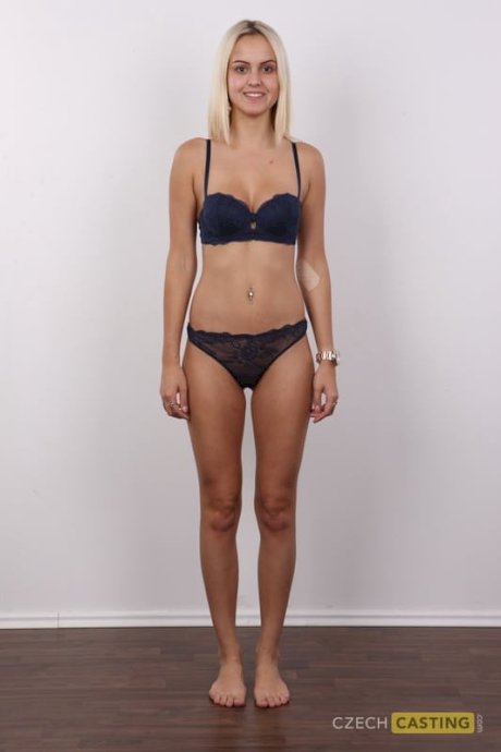 First timer with a sexy ass takes off jeans and lingerie to pose in the nude - Photo 7
