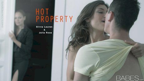 Horny moms Silvia Lauren and Julia Roca stack asses for 3some cumshot