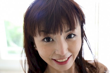 Beautiful Japanese girl Marica Hase sucks off a big black dick