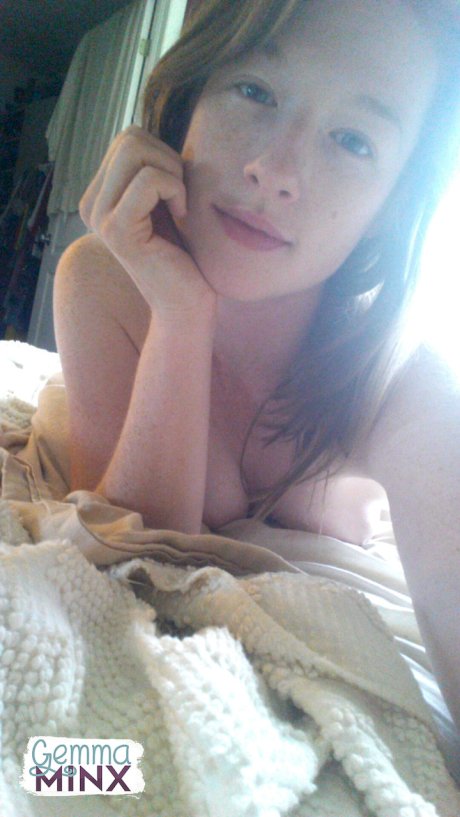 Solo girl Gemma Minx takes selfies in various states of undress