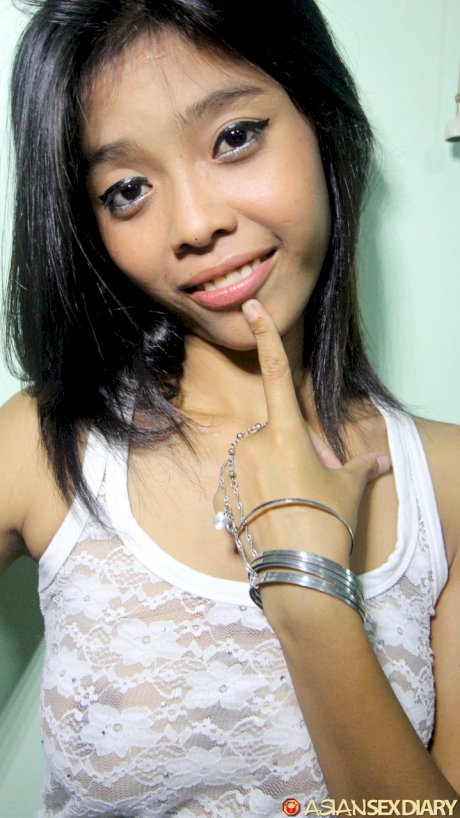 Asian teen engages in sex acts with a foreigner from a POV perspective