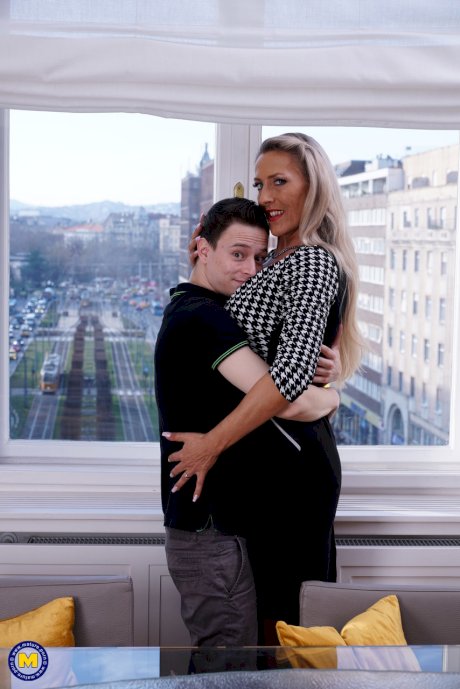 Naughty big titted MILF Lana Vegas seduces an innocent toy boy for hot raw sex