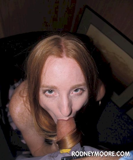 Redheaded vixen Anna May enjoys a hot POV fuck & receives a facial