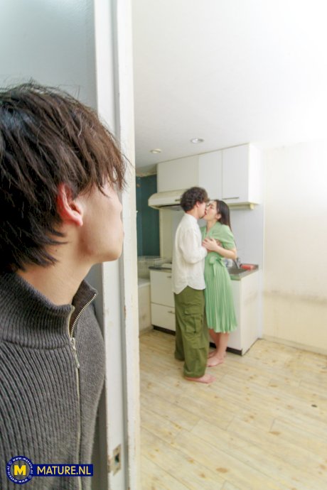 Japanese MILF Megumi Satuki cuckolds her man with a young stranger