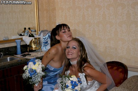 Dirty bride Kelly Madison shares her husband with sexy Asian babe Jade Hsu