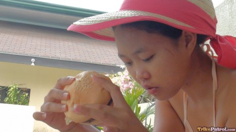 Beautiful Filipinas Jeremay & Mayka sharing a fat boner in a POV 3some