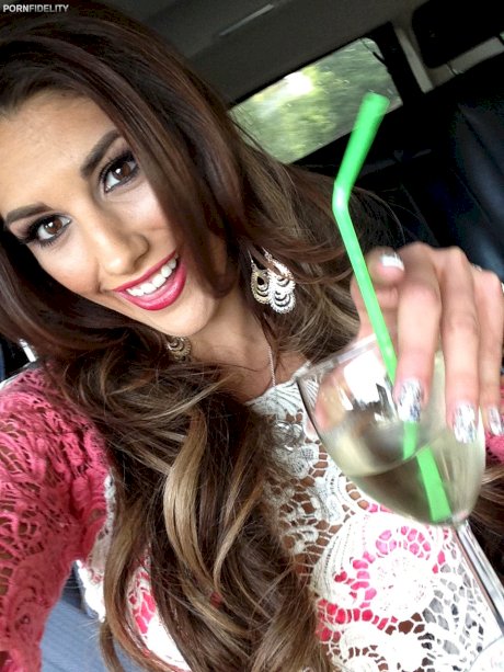 Canadian teen August Ames gets naked while candidly changing various outfits