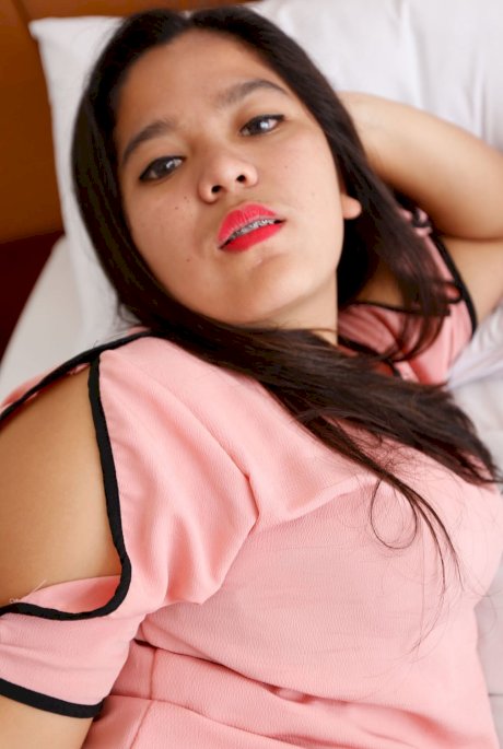 Asian babe Normi shows off her chubby body & takes a cumshot after POV sex - Photo 5