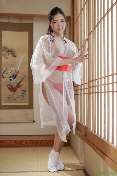 Japanese girl with big tits has sexual intercourse in white socks - Photo 2
