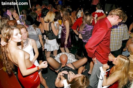 Male strippers get called over to all female party and an orgy breaks out