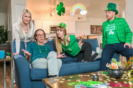 St Paddy's Day gets spicy when close family members partake in a foursome