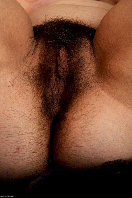 Short haired babe Ashley Brewington unveils her hairy pussy and huge ass - Photo 19