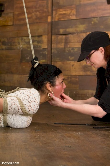 Latina sex slave Beretta James gets punished with a vibrator while tied up - Photo 8