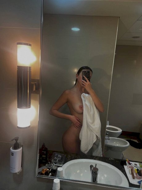 OnlyFans model Katiiia Little Baby posing in her hot lingerie & butt naked