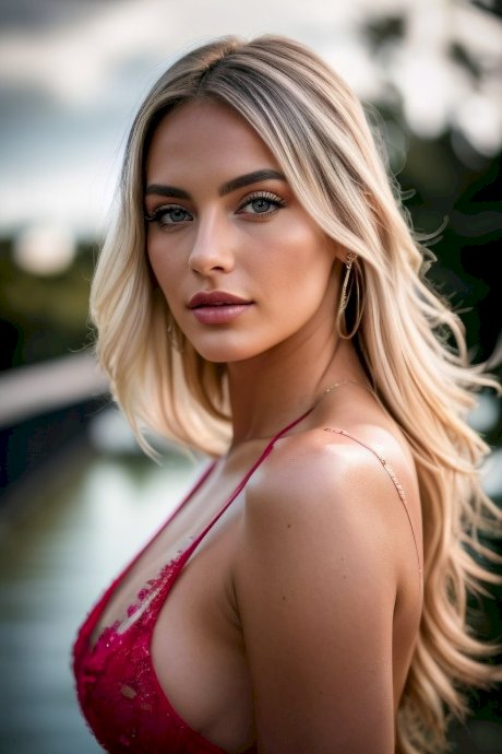Busty AI generated babes show off their big tits in a hot compilation